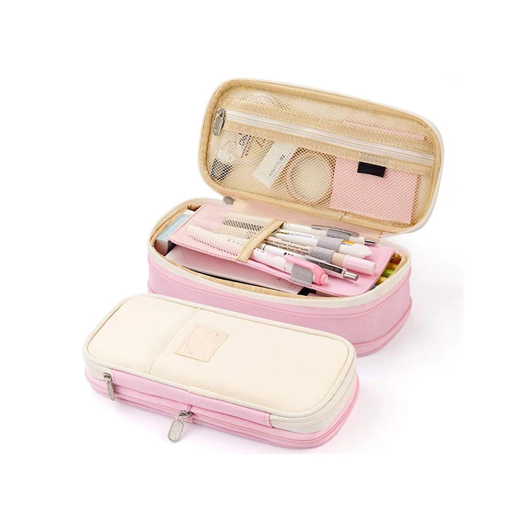 Фабрика Чжэцзян лидер продаж сумка для хранения канцелярских принадлежностей Холщовая Сумка библейских ручек пенал большой емкости прочный