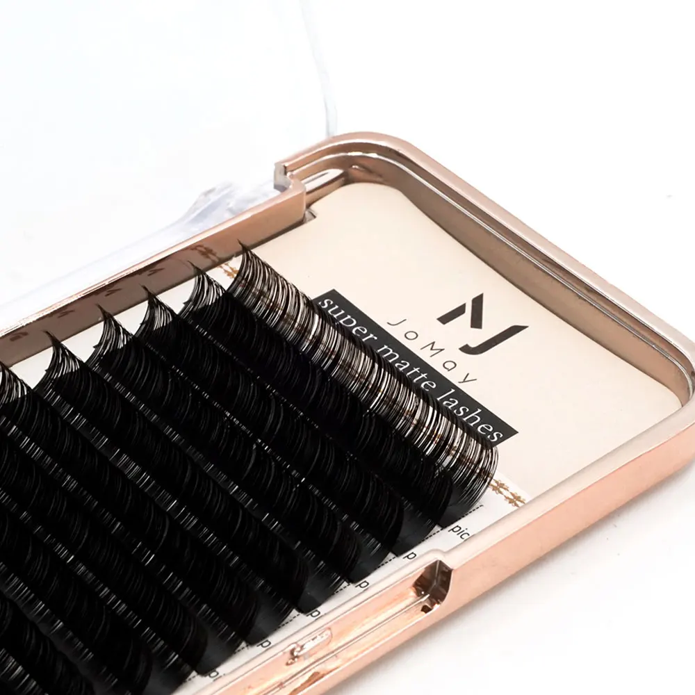JOMAY japan pbt fiber eyelash extension cashmere silk lashes matte lash extensions