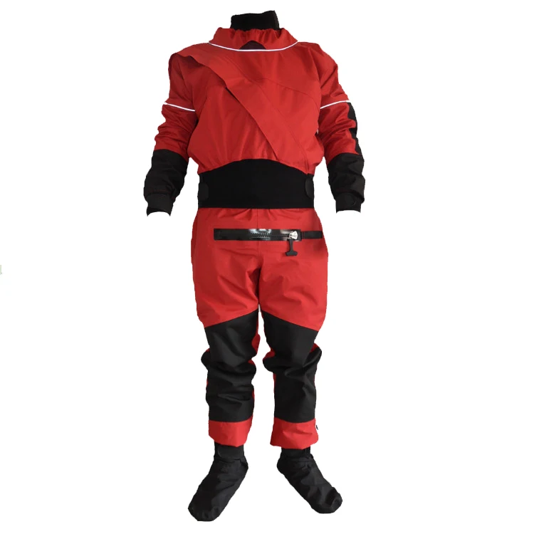 High quality  dry suit breathable drysuit diving fabric zipper kayaking drysuit