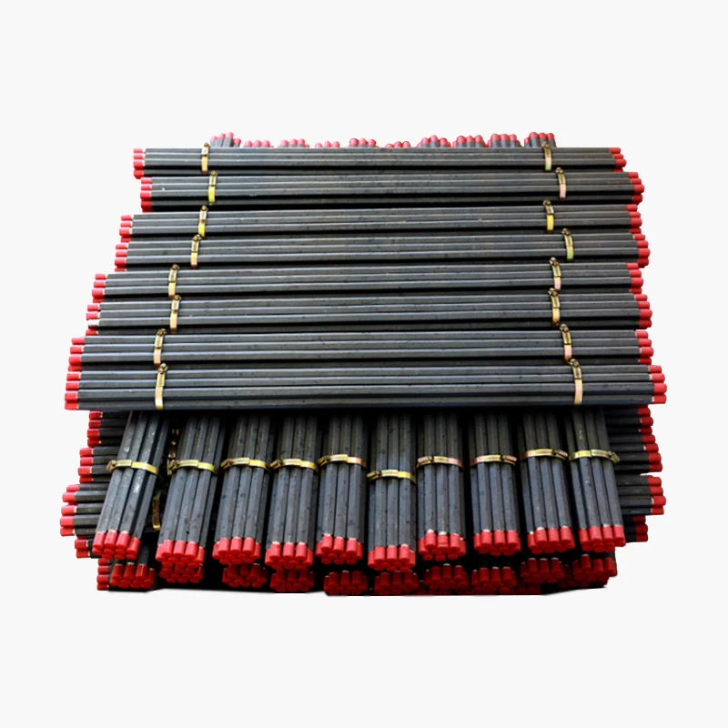 55SinMnMo Hex Steel Hollow Tapered Drill Rod for Coal Mining