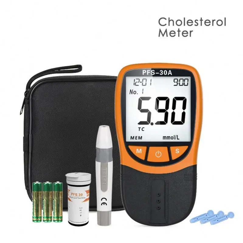 Uride triglyceride analysis tester, precise density blood lipid detector with test paper, English cross-border proxy delivery