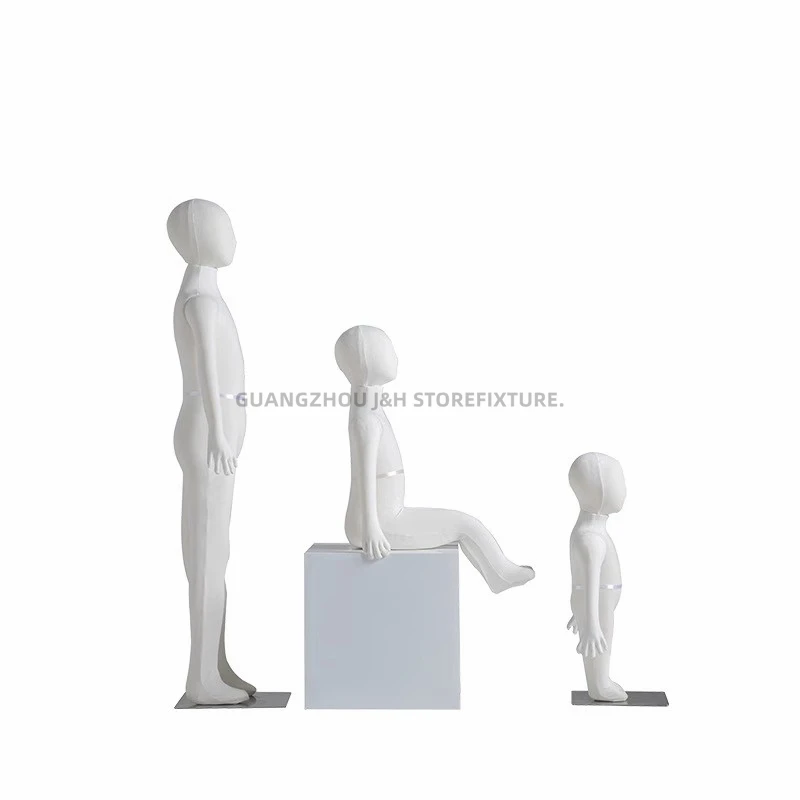 kid cotton covered Bendable pin-able Toddlers full body form flexible soft Infants stand model sitting children Mannequin