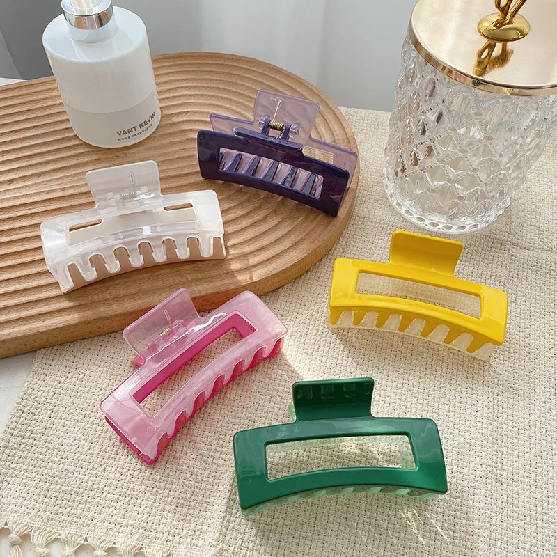 Korean Sweet temperament shark clip candy color hair clip plate hair accessories