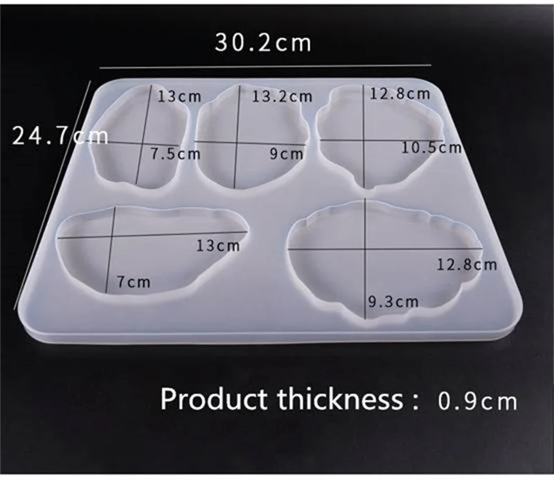 028 сделай сам, прозрачная эпоксидная смола, силиконовые формы для чайных подставок, силиконовые формы для эпоксидной смолы