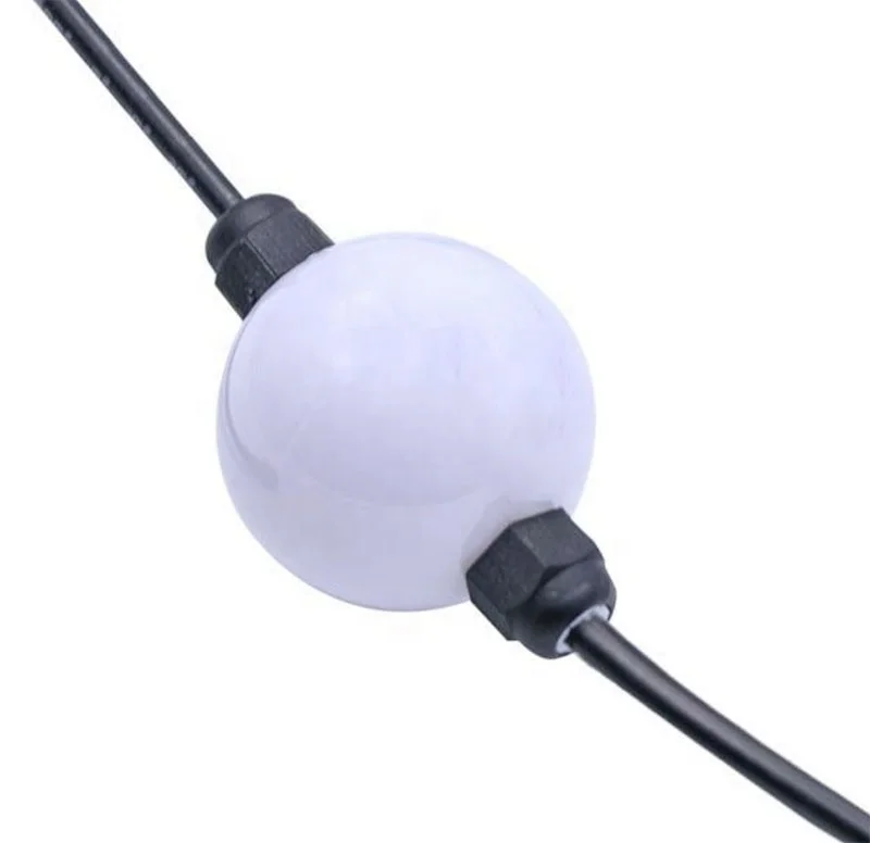 Dream Color 360 Degree led string magic pixel ball lighting DC 24v 35mm 50mm Ball 3D Pixel Light
