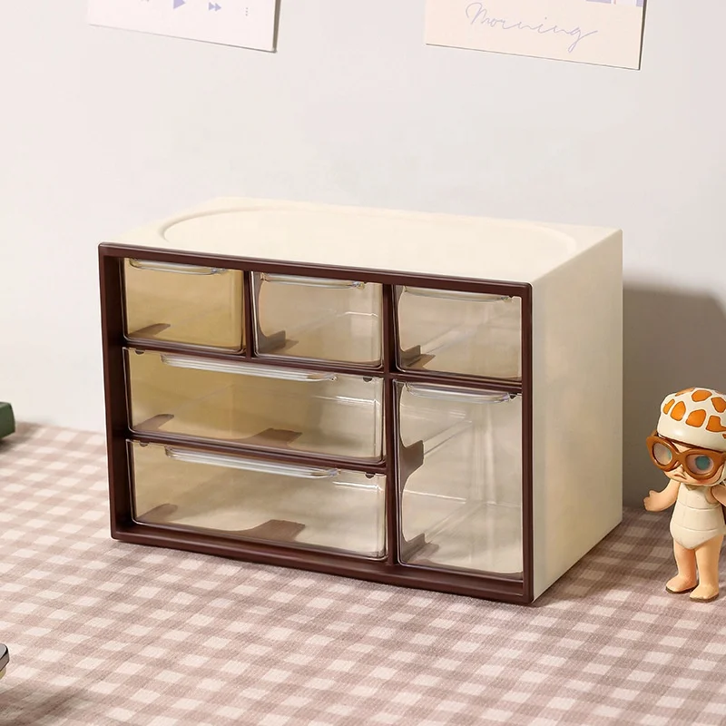 Hair Jewelry Organizer Container for Home Stackable School Stationery Book Shelf Office Drawer Organizers Desk Storage Boxes