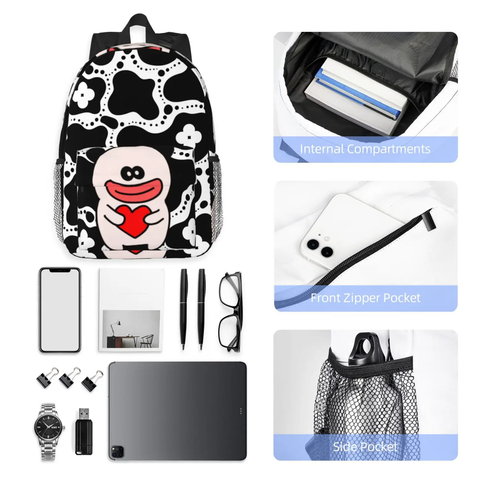 Girl Canvas Book Campus Travel 3d Digital Printing  Bag For School Wholesale Backpack School Bags