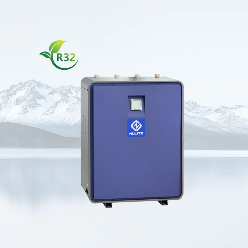 R32 inverter hvac geothermal  water source heating pump heat pump for house underfloor heating