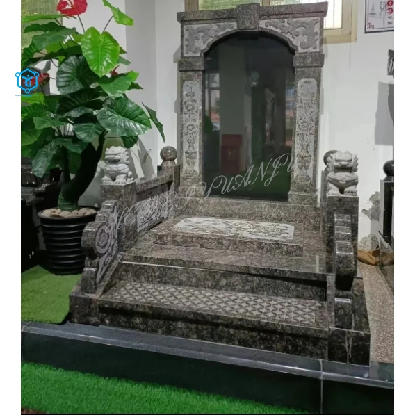 YUANJU Russian gravestones High end cemetery gravestones Customized family gravestones