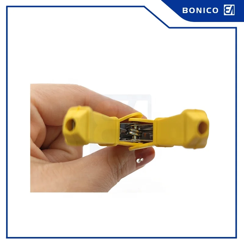 30A 75MM Brass With Nickel Plated Plastic Cover Four Color Test Battery Clip