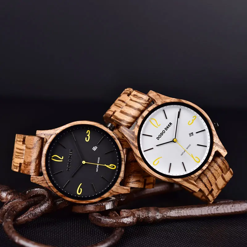 Деревянные наручные часы Lover с бамбуковым корпусом и ремешком с кварцевым механизмом, часы с пользовательским логотипом