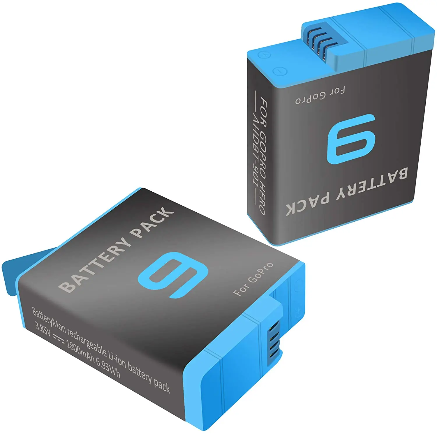  3.85V 1800mAh Rechargeable Batteries Action Camera Battery for GoPro Hero 9 Black Official