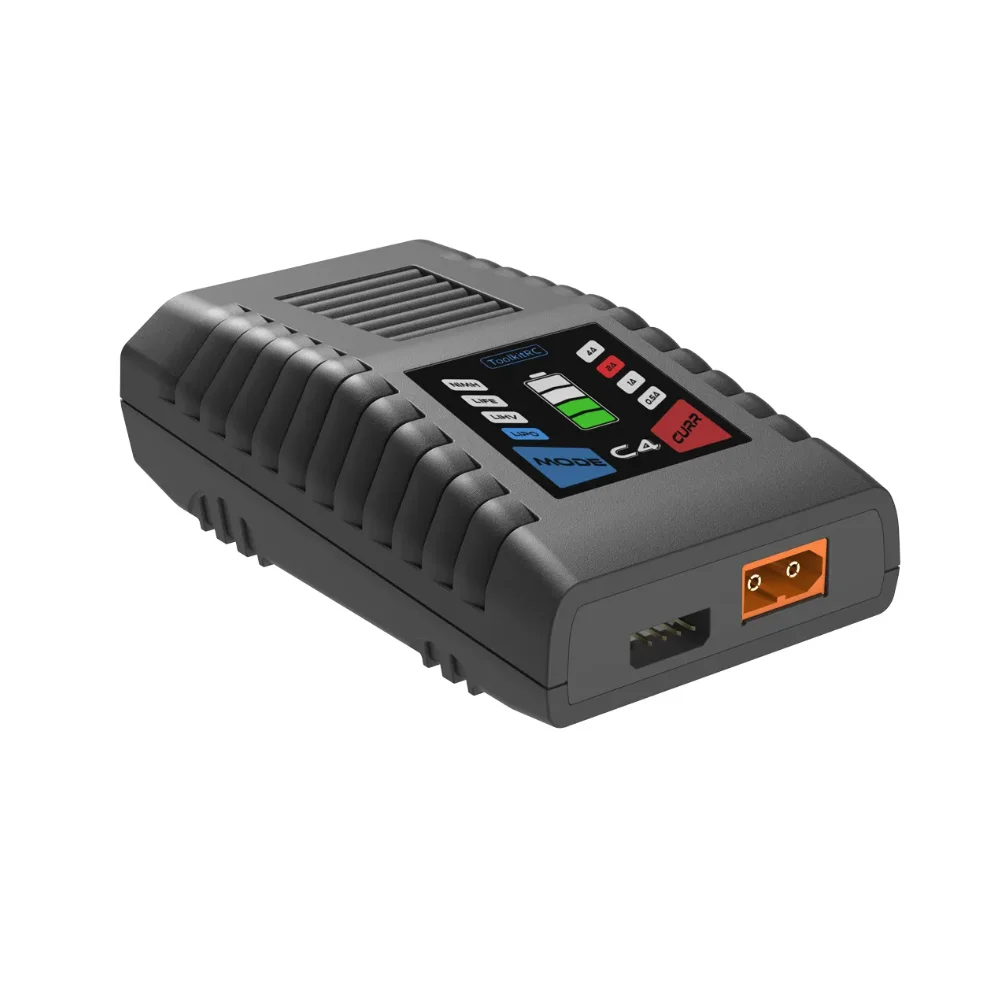 ToolkitRC C4 50W 5A AC Charger XT60 Plug for LIPO LIHV LIFE 2~4S NIMH NICD 5~8S Batteries RC Model FPV Racing Freestyle Drone