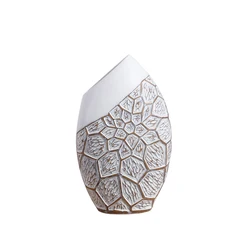 Hot sale polyresin vase custom hotel decorative flower vase large for wedding