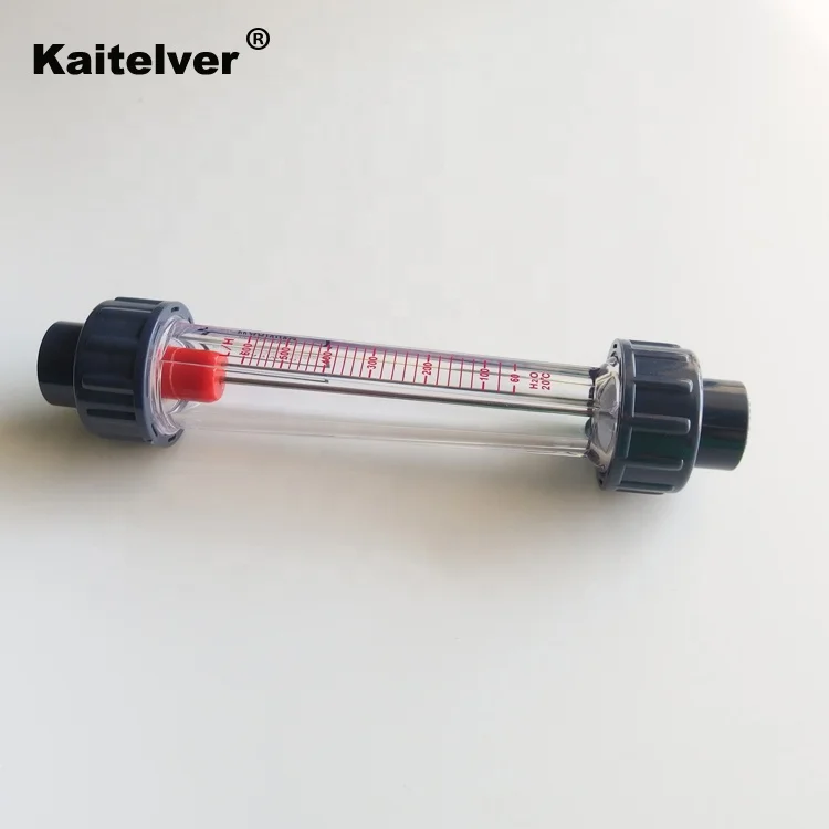 1/2 inch-6 inch ABS plastic tube type water flow meter pipe line flowmeter