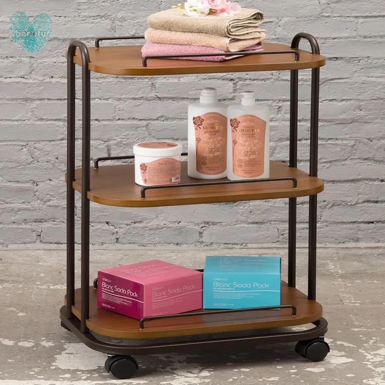 Хорошее качество, Прямая поставка с завода, во французском стиле, деревянная тележка для салона красоты