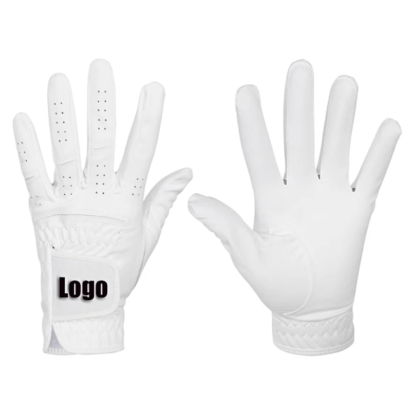 High Quality Factory Price Microfiber Golf Gloves for Men Custom Logo Left Handed Leather Golf Gloves