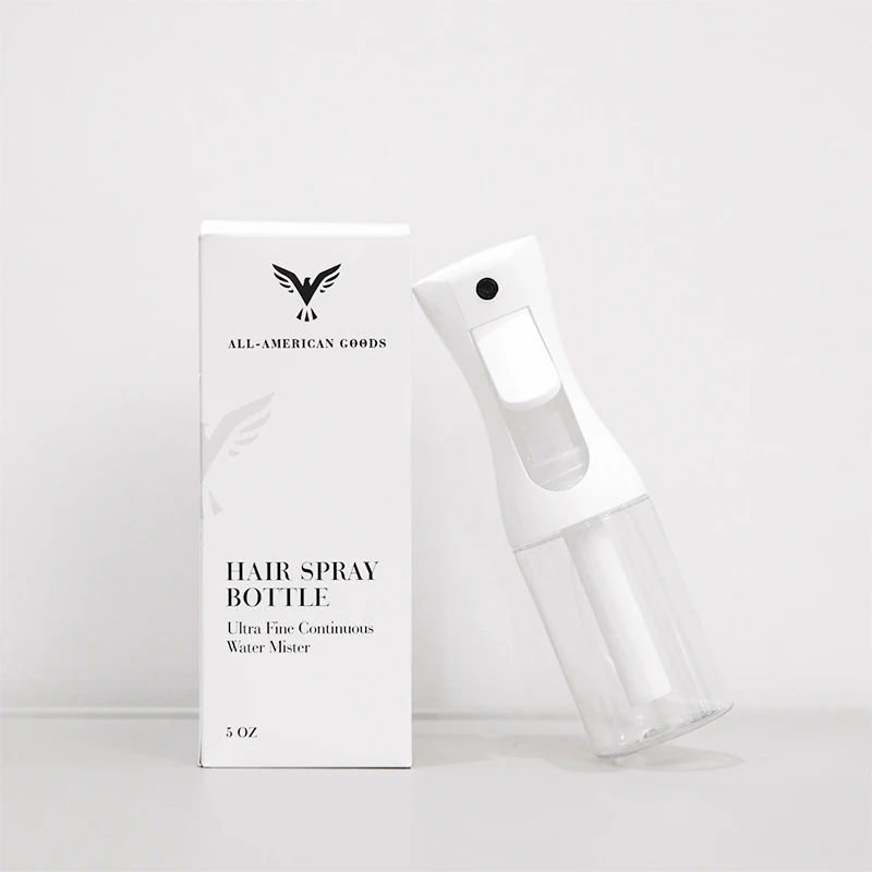 Custom 100ml 150ml 160 Ml 200ml 300ml 500ml High Pressure Plastic Fine Mist Continuous Sprayer Spray Bottle For Hair Oil Salon