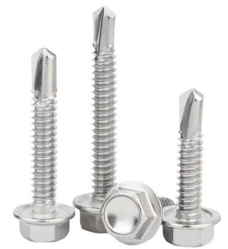 Stainless Steel External Hex Dovetail Drill Screws Self-Tapping for Steel Tile Essential Screws in the Screws Category