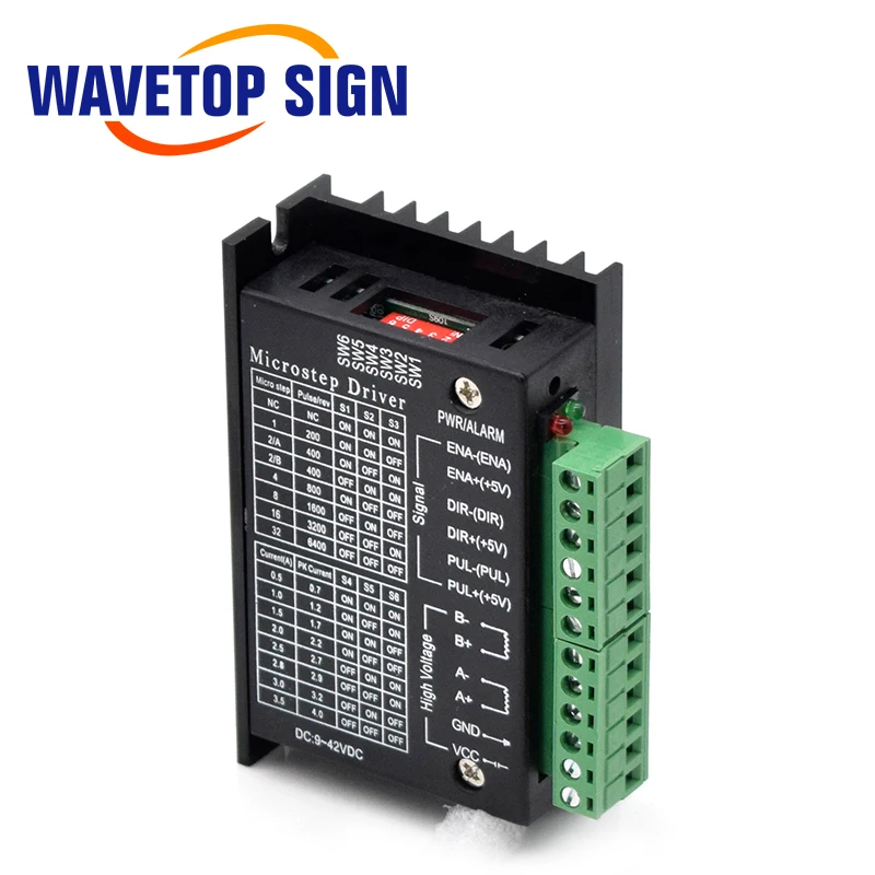  Драйвер шагового двигателя WaveTopSign 42/57/86 TB6600 32 сегмента улучшенная версия 4 0 А 9-42 В постоянного тока