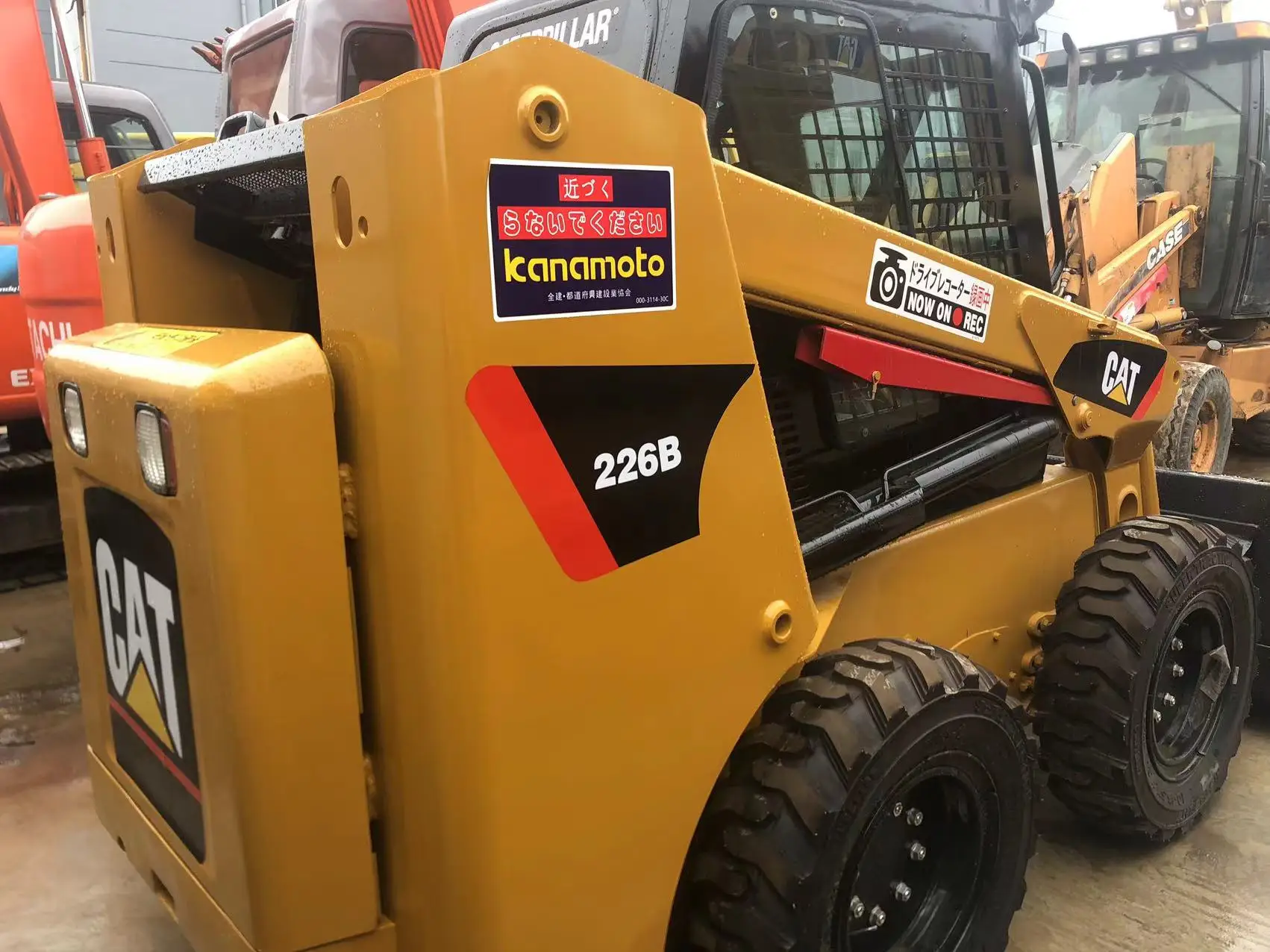 USA Earth-moving Machinery New CAT Hydraulic Mini Wheel Loader Caterpillar Skid Steer Loader