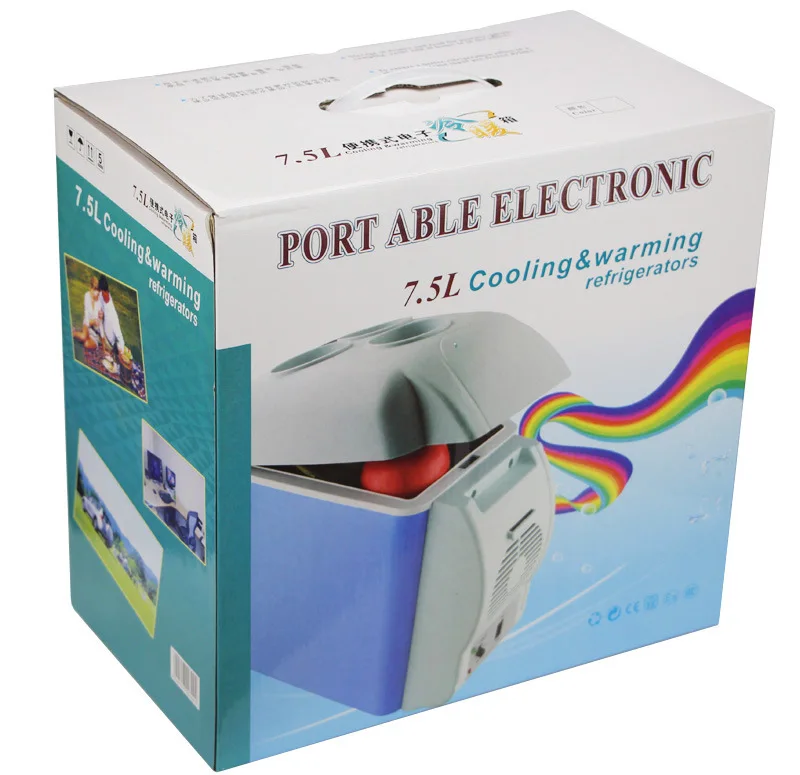 7.5L Car Refrigerator, Car Portable Hot And Cold Mini Car Fridge/ Portable Electric 12V Warmer Cooler