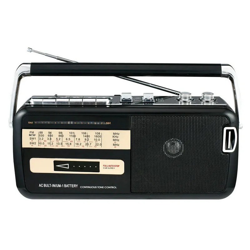 M-50U Classic Cassetter Recorder Player with AM FM SW1-2 4 bands Radio Cassette Recorders & Players