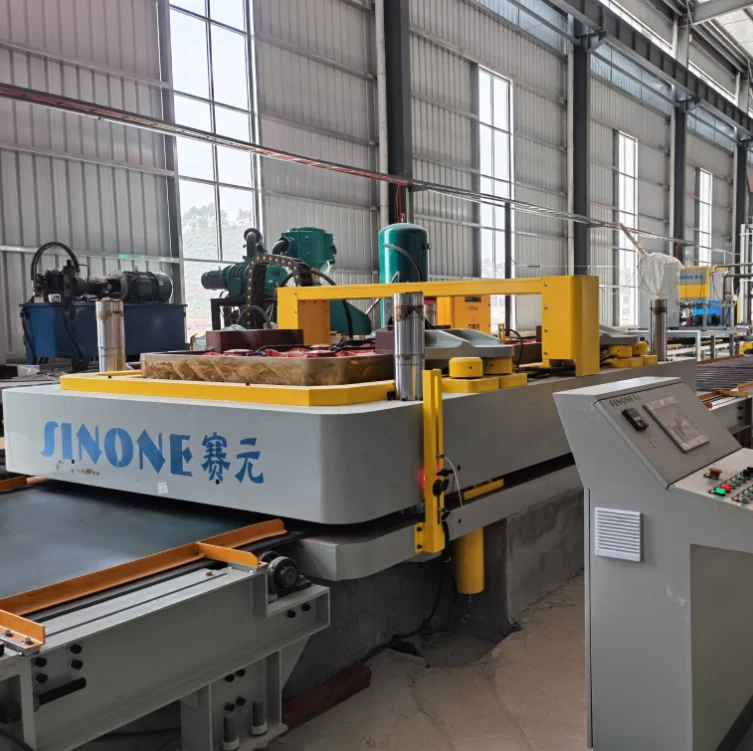 High Ffrequency Vibration Super Jumbo Quartz Slabs Artificial Stone Quartz Production Line Pressing Machine