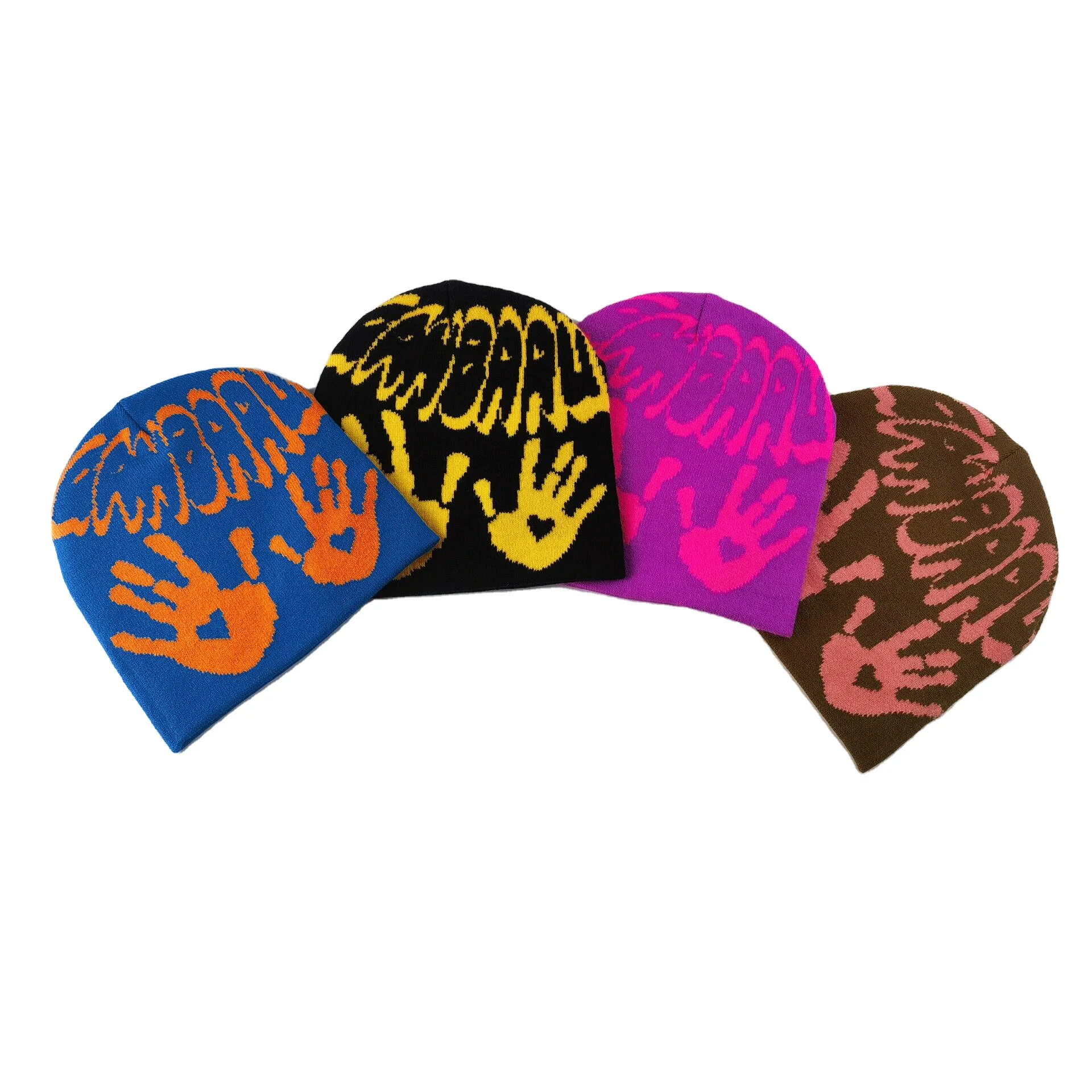 Wholesale daily life Beanie Hat Custom Jacquard Winter Hat