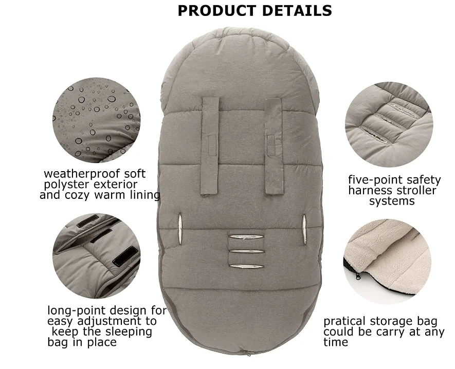 Baby Sleeping Bag Sleepsack Ultra-soft fluffy fleece newborn stroller blanket hooded footmuff infant quilt sleeping wrap swaddle