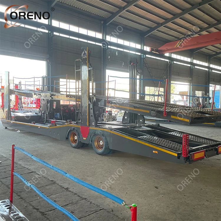 Sinotruk Howo Sitrak 4x2 Transporter Truck Mini 3 / 6 8 легковых автомобилей двухэтажный грузовой автомобиль грузовик стальной полуприцеп