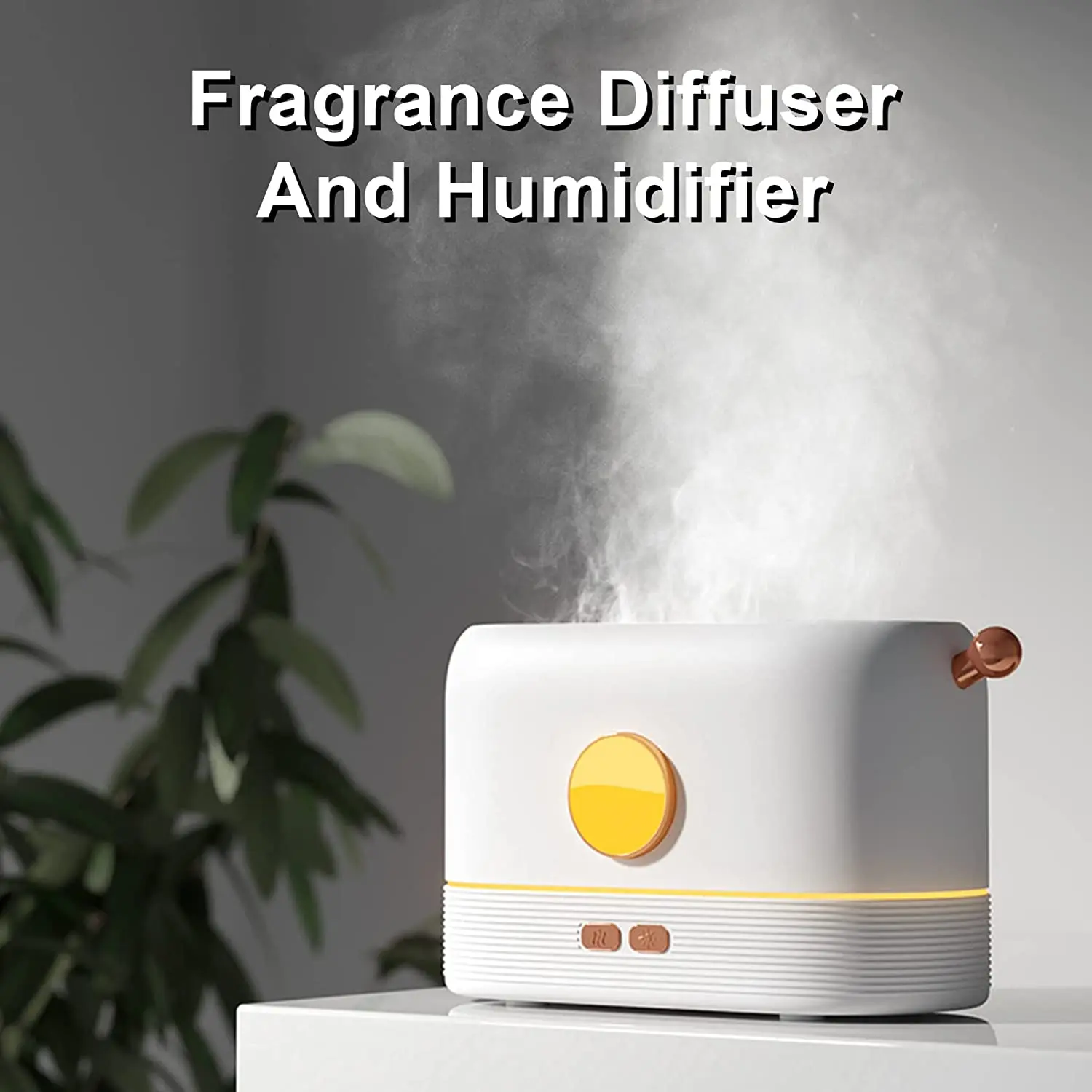 2022 simulation blue flame air humidificador wireless ultrasonic fog generator humidifier diffused Flame Light Aroma Humidifier