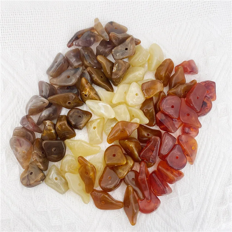 Wholesale 100%acrylic Polished Irregular Shape Beads for Garment Accessories