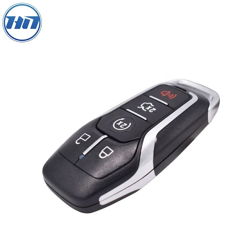 Original keyless remote auto key  with 4+1 button 903MHz HITAG49 transponder chip for Mustang