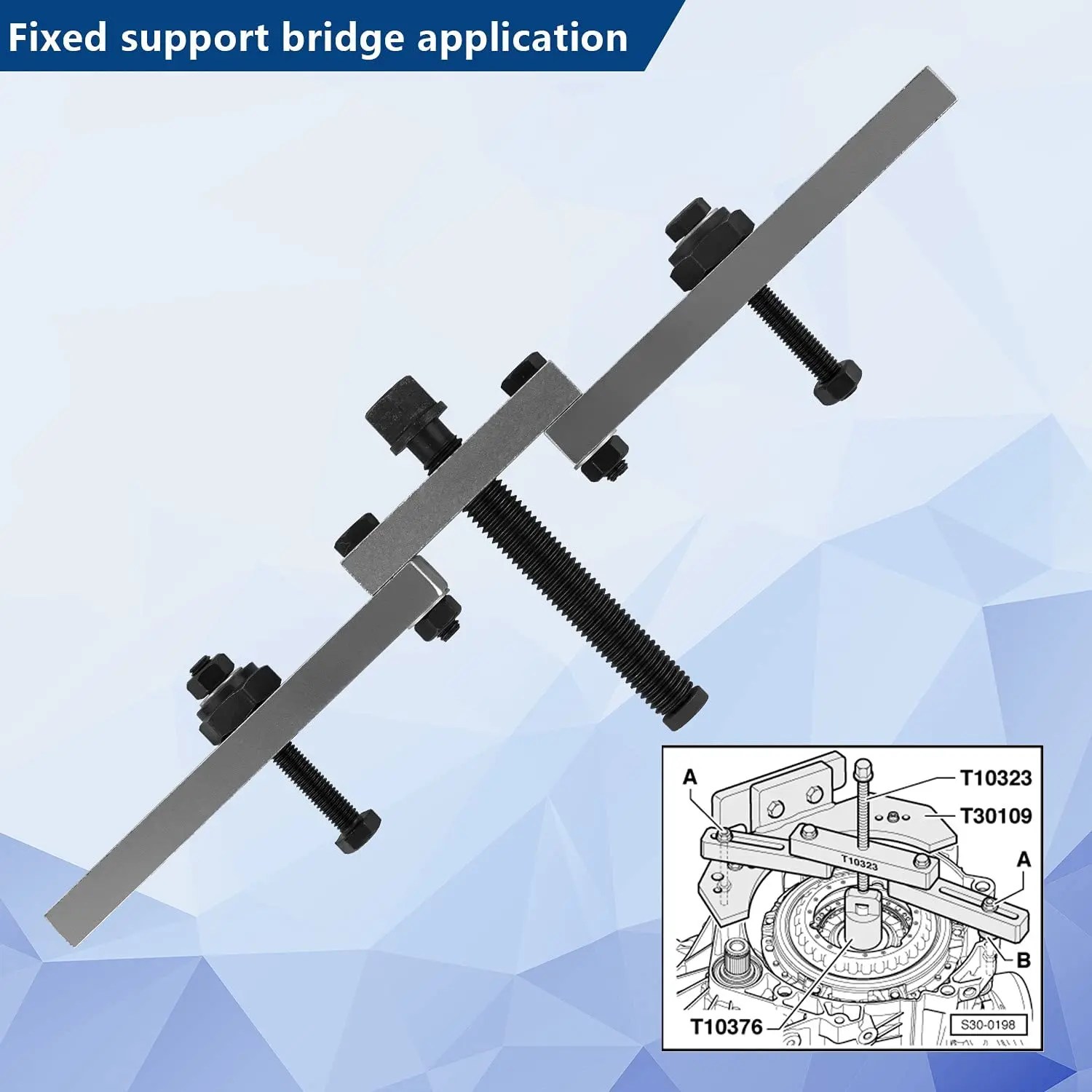 7 Speed DSG Clutch Installer Remover Dual-Clutch Transmission Tools Compatible for VAG VW Audi DSG T10373 T10376 T10323