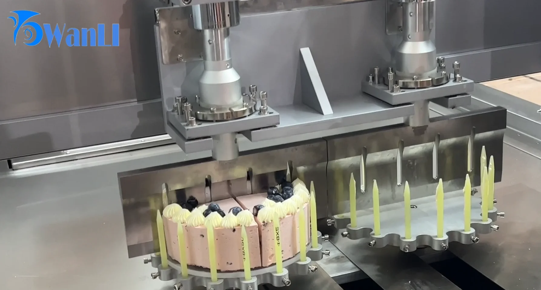 Wanli Group Ultrasonic Cheese Block Cutting Tool Ultrasonic Layer Cake Cutter for Serving Food Cutting Machine