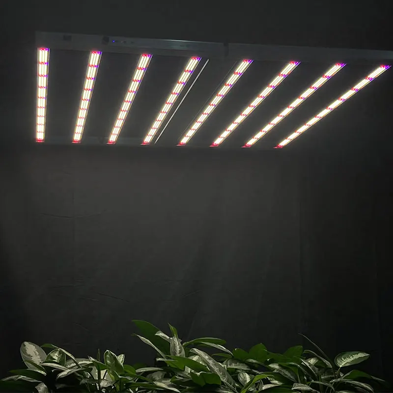 Factory Price 8 Bars Grow Light Indoor Plant Light IR UV Led Cultiv 800W 800 Watt With Dimming Function