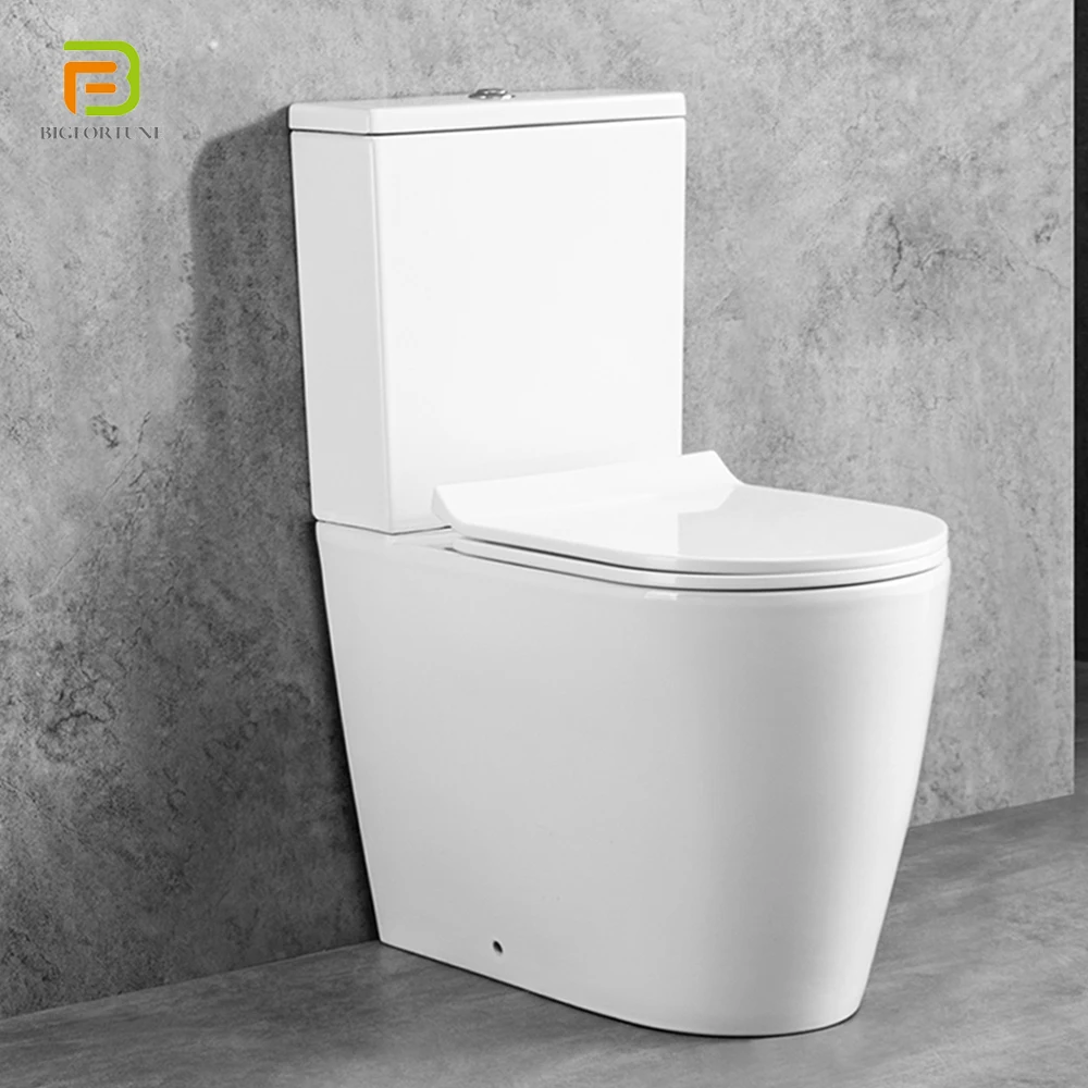 Hot Sale Ceramic Two Piece Toilet Bowl Bathroom Water Closet Wc Commode Porcelain Washdown Toilets