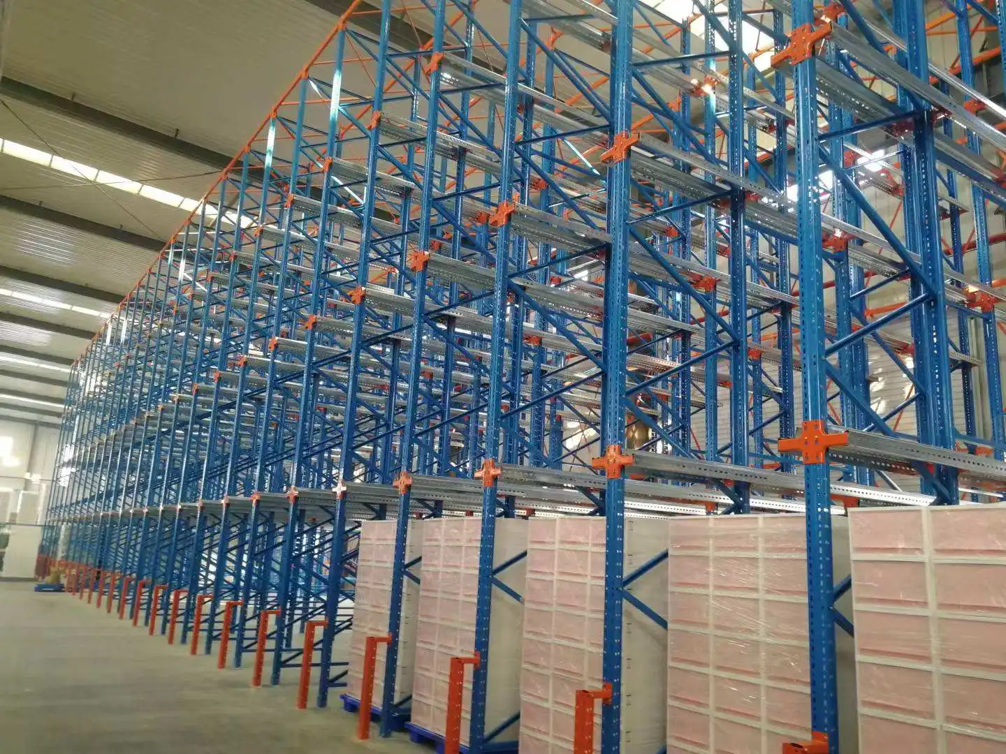 Durable In Use Automated Warehouse Pallet Storage System Radio Shuttle Racking System