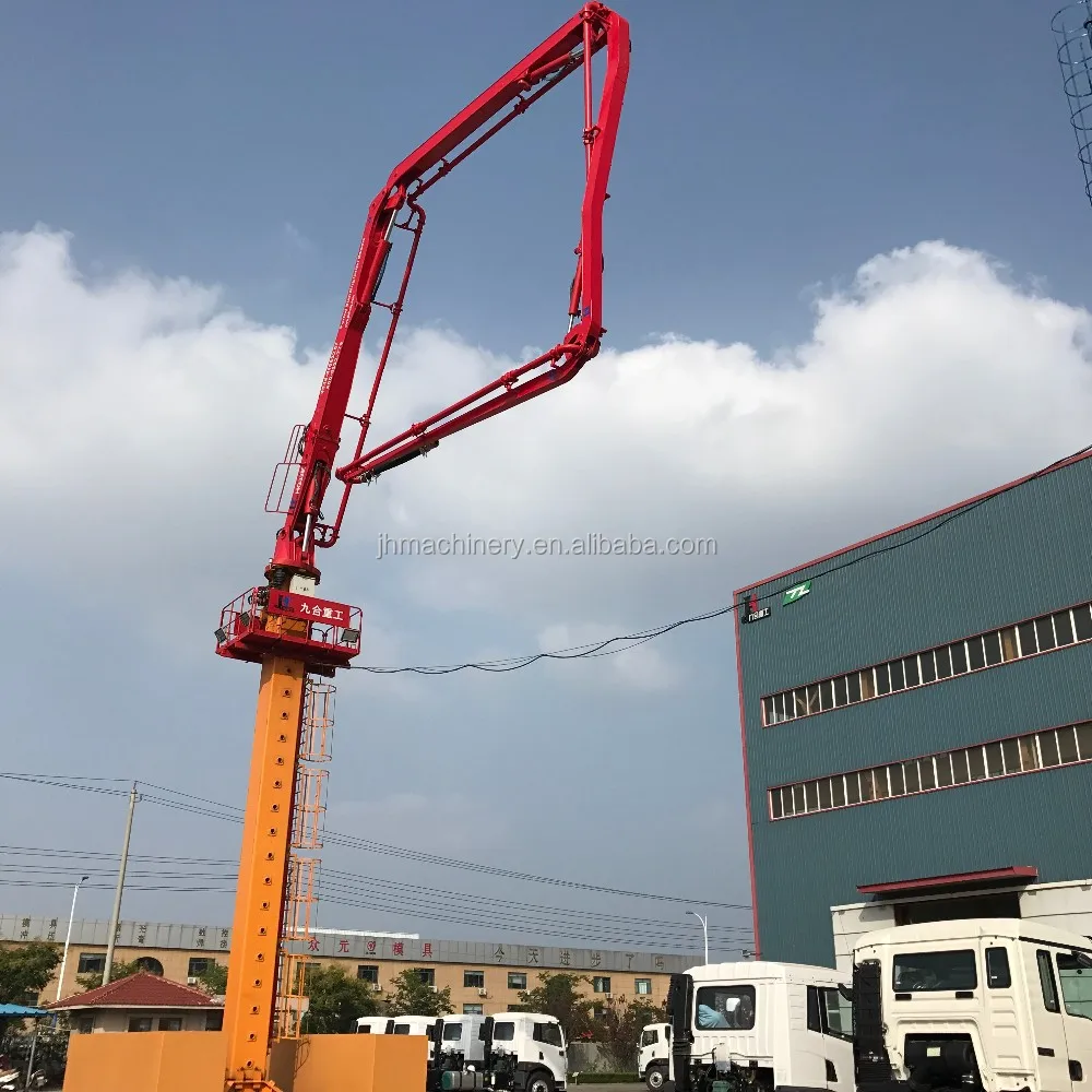 China Brand JH high quality 33m self-climbing  concrete placing boom /concrete  distributor