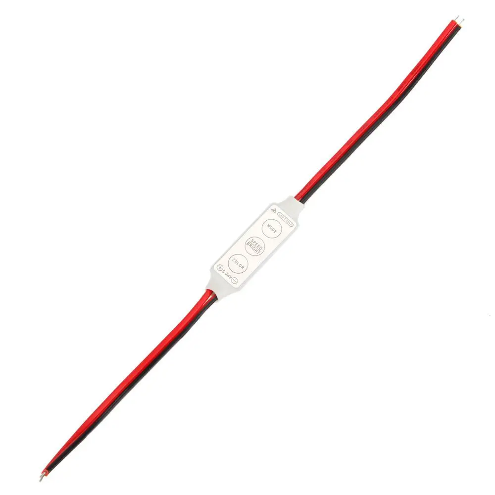 12V Wired Control Module with Strobe Flash For Car or Household LED Strip/Bulbs Drop Shipping