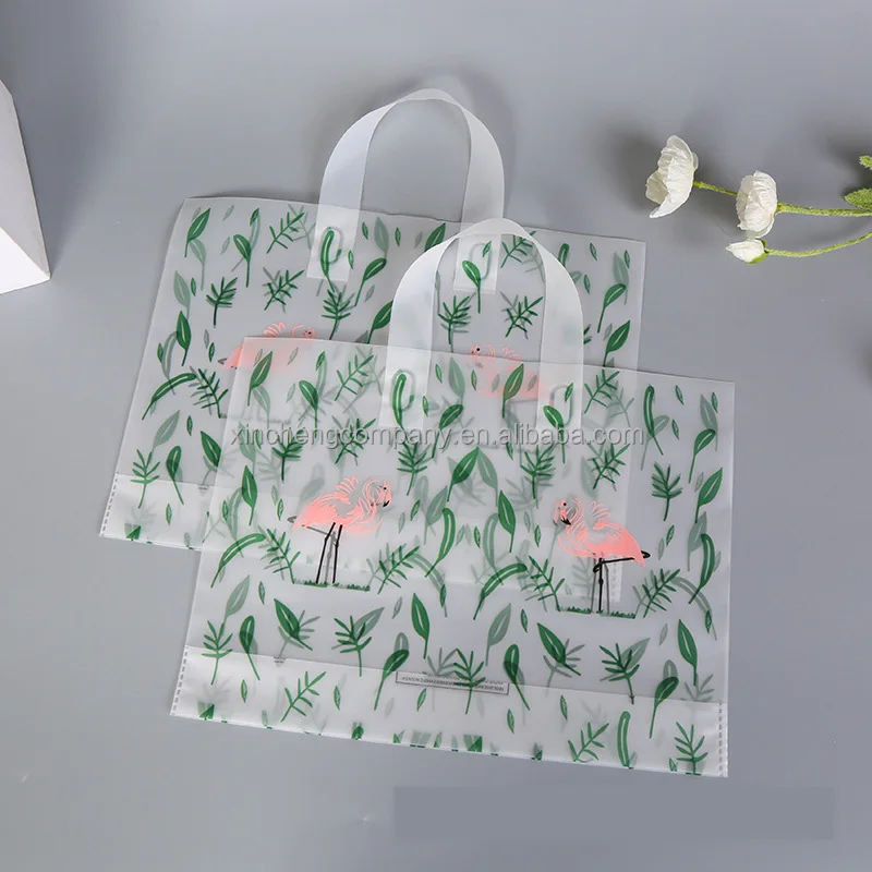 Custom Packaging Plastic Shopping Bags With Logo Hdpe Ldpe Plastic Bag Plastic Packaging Carry Bags For Shopping