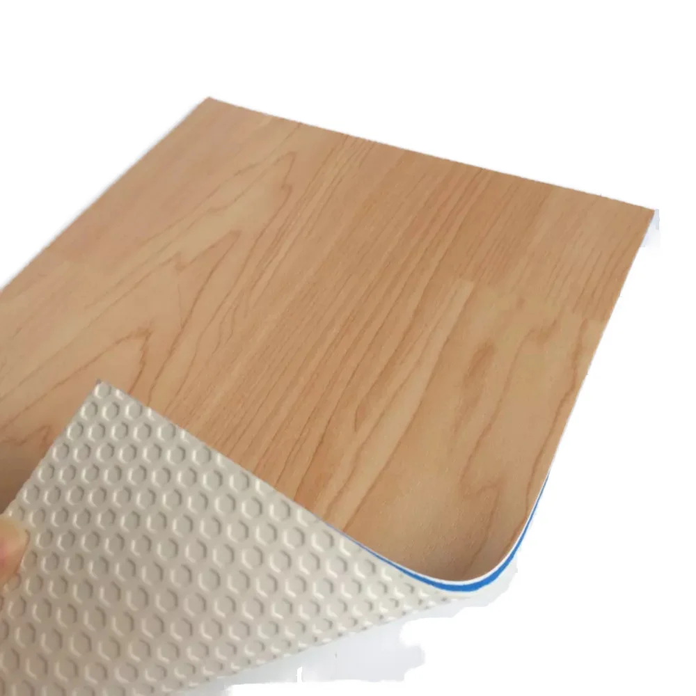 Best Price Waterproof PVC Vinyl Flooring Mat Modern Design Indoor Fitness Basketball Court Wood Style Glue Installation Foam Gym