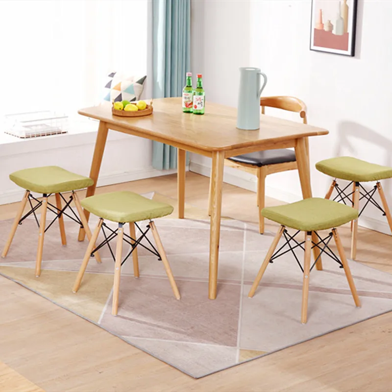 Stool wholesale soft pack demolition dining chair stool ottoman living room dining room