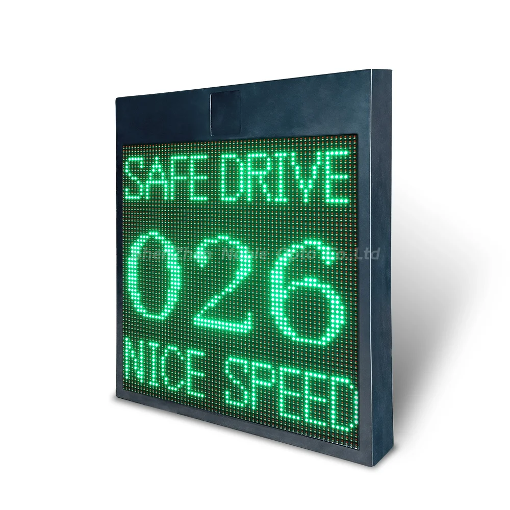 Radar Aware Speed Signs Customizable Screen Content Speed Beacon System