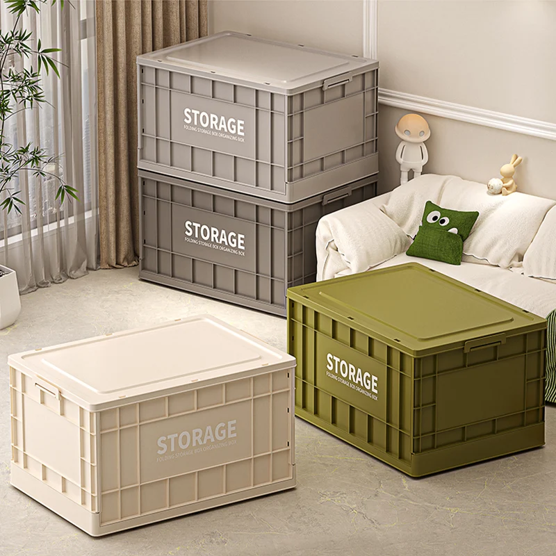 Rmier Industrial Style Large Capacity Storage Bins Multi Size Foldable Heavy Duty Stackable Storage Boxes for Home Use