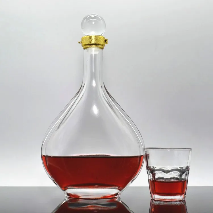 Широкая плоская Форма OX пустые бутылки вина флеш-накопитель usb традиционной формы бутылки для бренди со стеклом из пробкового дерева