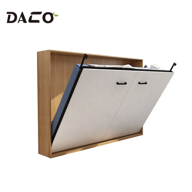 Современная горизонтальная Выдвижная настенная кровать Murphy для экономии пространства