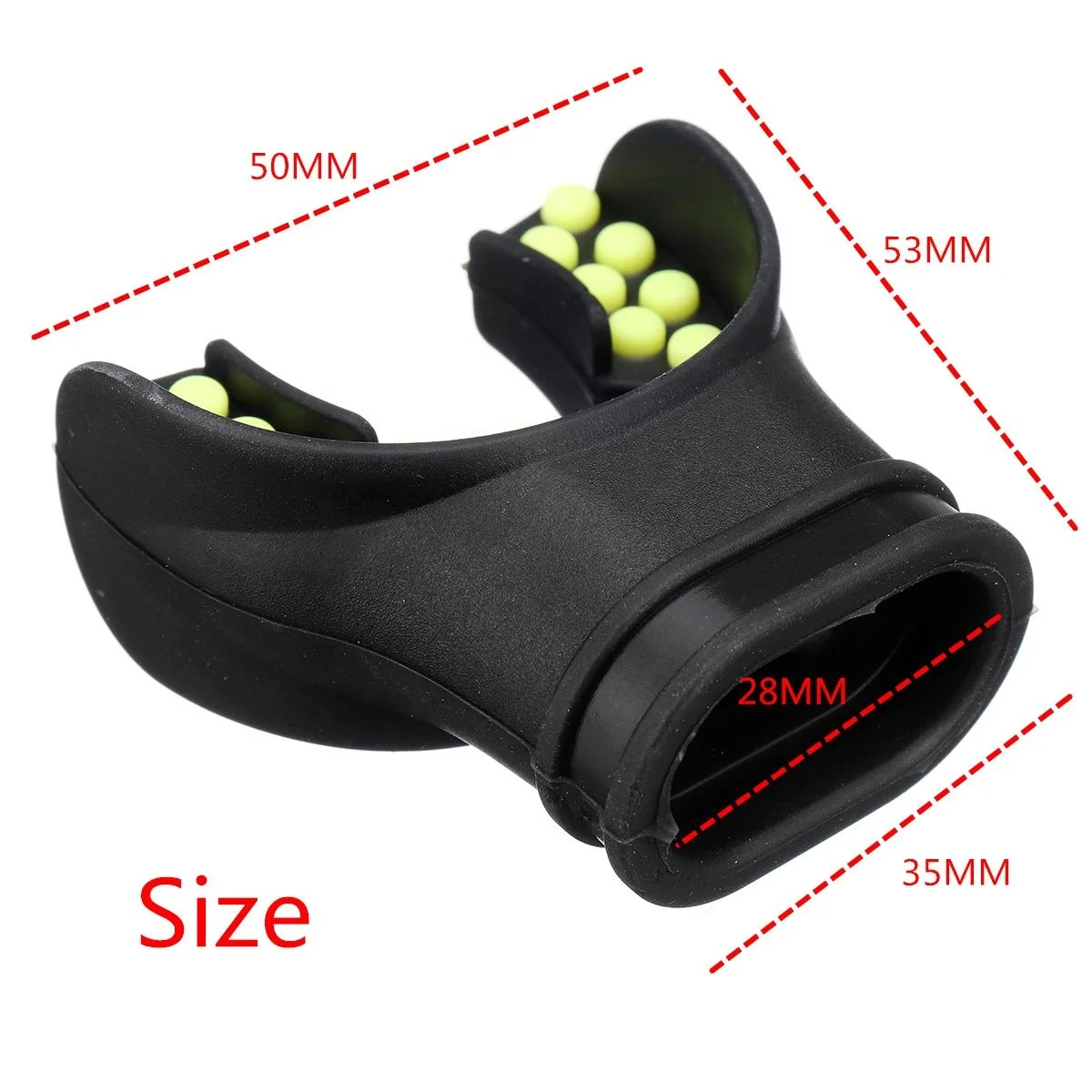 Diving Scuba Snorkel Regulator Silicone Bite Mouthpiece Colorful Option for Regular Snorkeling