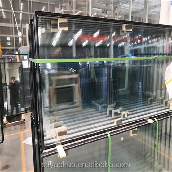 Wholesale price soundproof clear insulated glass unit 5+9A+5mm double glazing windows from China glass factory
